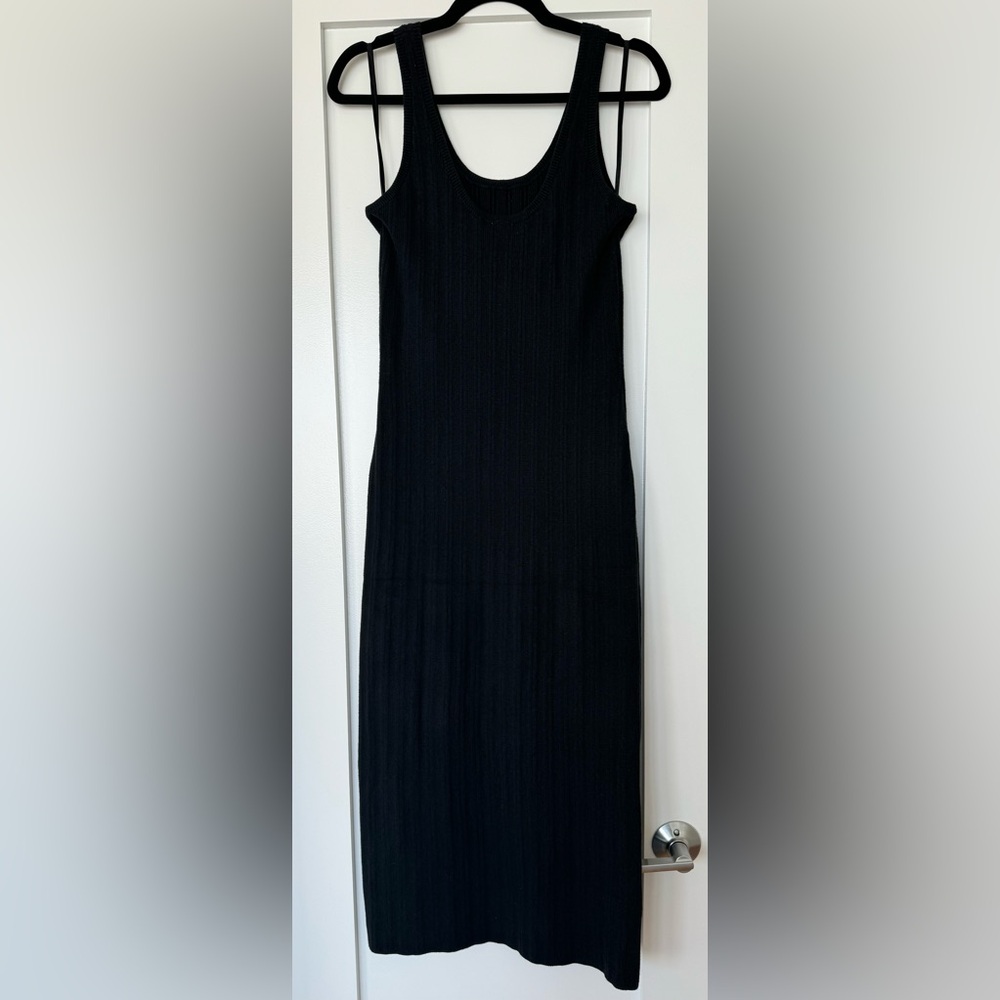 Abercrombie & Fitch | NWT Black Midi Tank Dress Large